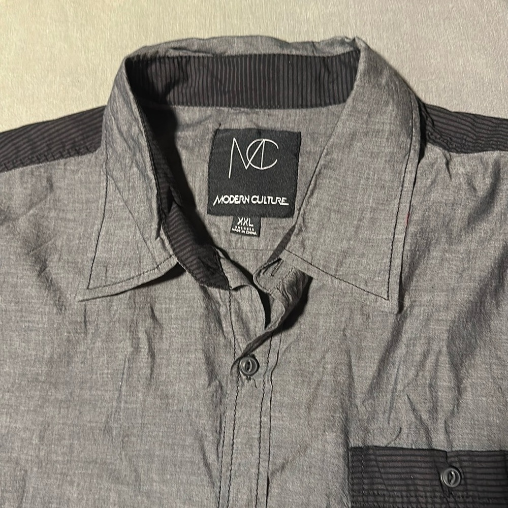 NWT Sears Modern‎ Culture XXL Young Men’s long sleeved button up shirt